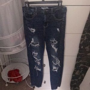 SIZE 9 RIPPED JEANS !!